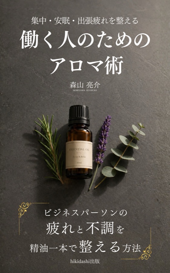 働く人のためのアロマ術 — 書籍表紙デザイン