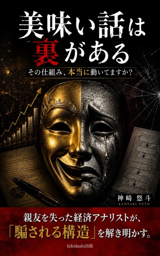 美味い話は裏がある — 書籍表紙デザイン
