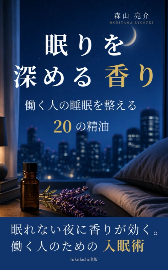 眠りを深める香り — 書籍表紙デザイン