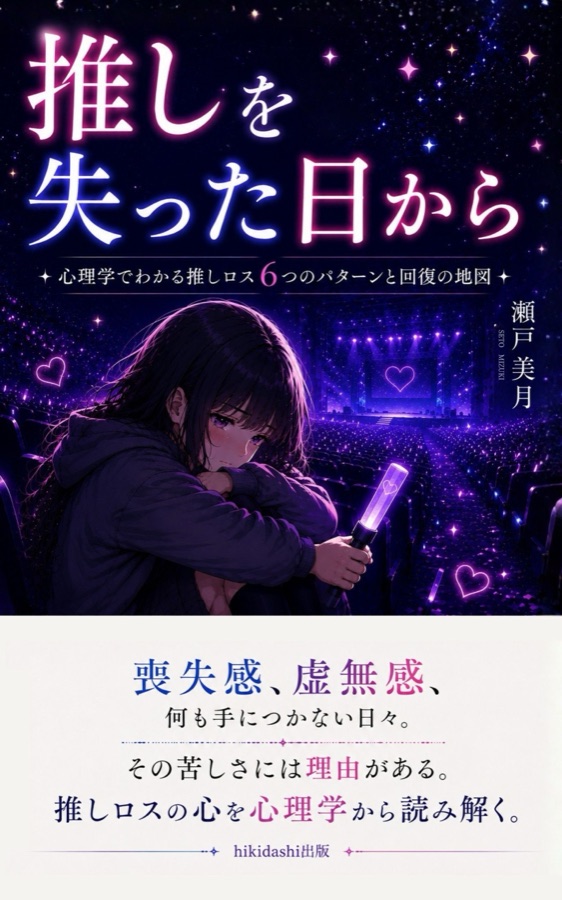 推しを失った日から — 書籍表紙デザイン