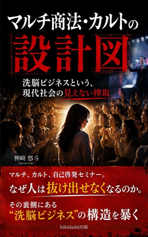 マルチ商法・カルトの設計図 — 書籍表紙デザイン